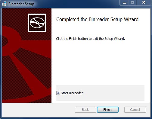 Binreader Setup 5